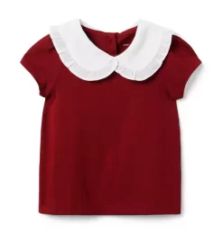 The Statement Collar Top Syrah