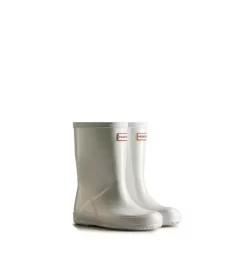 Hunter Original Kids First Classic Nebula Rain Boot Silver