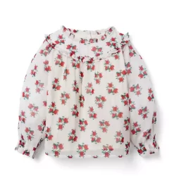 Rose Chiffon Top Cream And Sugar Rose