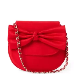 Satin Bow Purse Bradbury Red