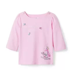 Disney Aurora Once Upon A Time Tee Fuchsia Pink