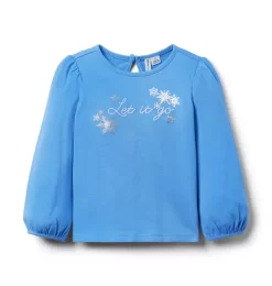 Disney Frozen Let It Go Tee Enchanting Blue