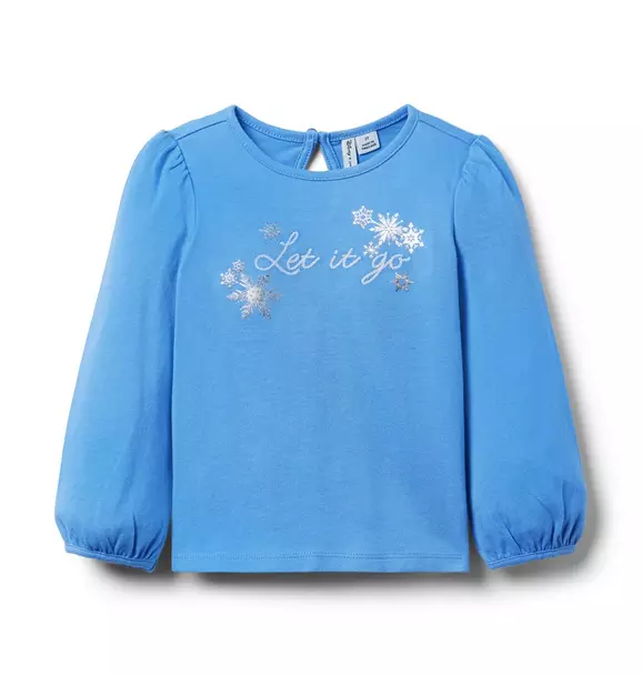 Disney Frozen Let It Go Tee Enchanting Blue 1 Disney Frozen Let It Go Tee Enchanting Blue