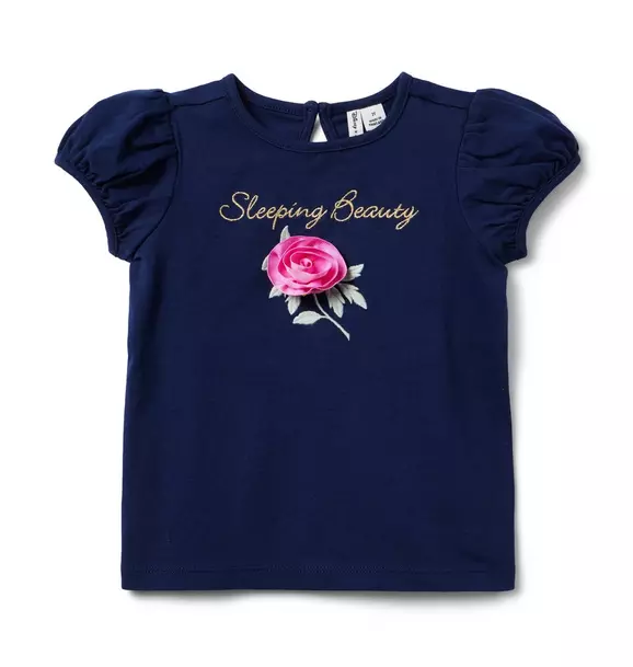 Disney Aurora Sleeping Beauty Tee Navy 1 Disney Aurora Sleeping Beauty Tee Navy