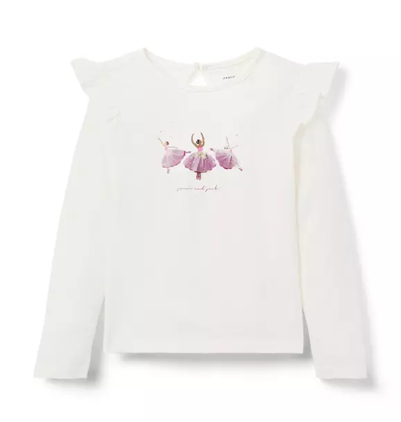 Ballerina Tee Ivory 1 Ballerina Tee Ivory