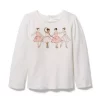 Ballerina Friends Tee Jet Ivory