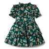 Floral Ruffle Dress Enchanted Forest Floral
