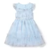 Disney Frozen Snowflake Dress Ice Blue Snowflake