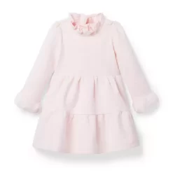 The Cozy Frills Dress Pink