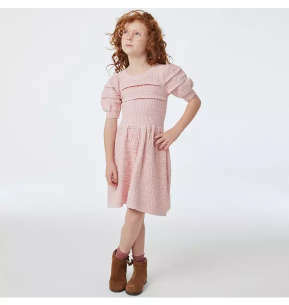 The Heights Sweater Dress Peachskin 1 The Heights Sweater Dress Peachskin
