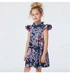 The Park Garden Dress Merchant Marine Floral