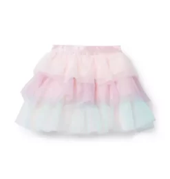 Tiered Tulle Skirt Dollface Pink