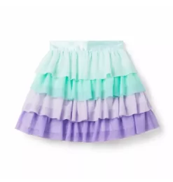 Disney The Little Mermaid Tulle Skirt Aqua