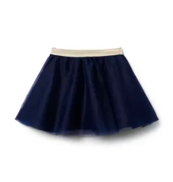 The Tulle Holiday Skirt Dark Marine