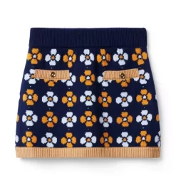 The Marketplace Skirt Merchant Marine Geo Floral