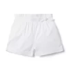 The Paperbag Waist Short White