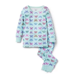 Good Night Pajamas In Butterfly Skies Icy Morn Butterfly Skies
