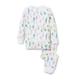 Good Night Pajamas In Floral Dreams White Floral Dreams