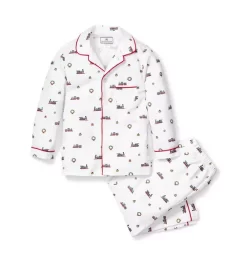 Petite Plume Arctic Express Pajama Set White Arctic Express Print