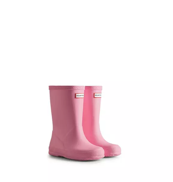Hunter Original Kids First Classic Rain Boot Pink Fizz 1 Hunter Original Kids First Classic Rain Boot Pink Fizz