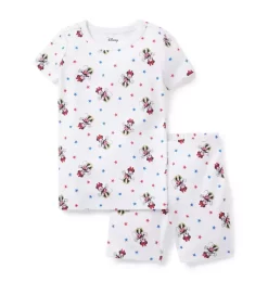Good Night Short Pajamas In Disney Minnie Mouse Star White Minnie Mouse Star