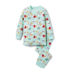 Good Night Pajamas In Holiday Treats Mint Green Holiday Treats