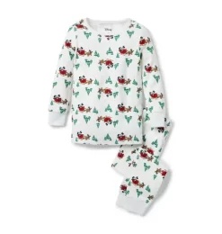 Good Night Pajamas In Disney Mickey Mouse Sleigh Ride White Mickey Mouse Sleigh Ride