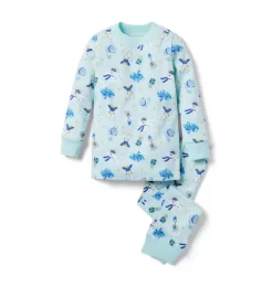 Good Night Pajamas In Hanukkah Dog Sky Blue Hanukkah Dog