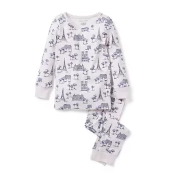 Good Night Pajamas In Paris Pink Marshmallow Paris