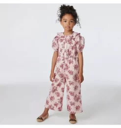 The Courtyard Jumpsuit Peachskin Floral