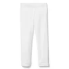 Bow Cuff Legging White