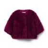 The Plush Sherpa Jacket Burgundy