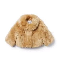 The Festive Faux Fur Jacket Natural