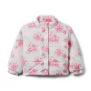 Floral Puffer Jacket Dollface Pink Floral