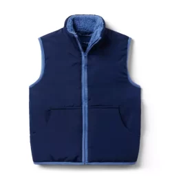 Sherpa Lined Vest Merchant Marine