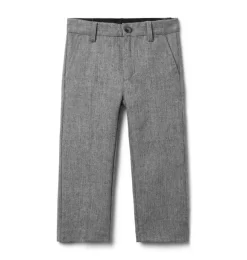 The Holiday Herringbone Pant Grey Heather