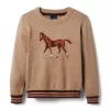The Horse Show Sweater Lead Heather