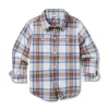 Tartan Flannel Shirt Nantucket Blue Tartan