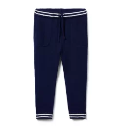 Striped Trim Jogger Merchant Marine