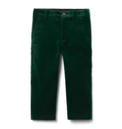 The Velvet Party Pant Pine Green