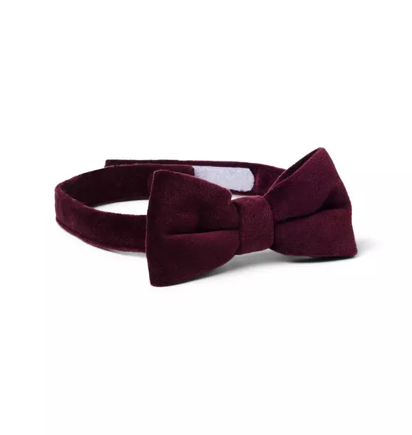 Velvet Bowtie Burgundy 1 Velvet Bowtie Burgundy
