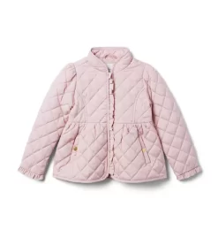 The Quilted Barn Coat Pink Touch