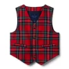 The Tartan Holiday Vest Bradbury Red Tartan
