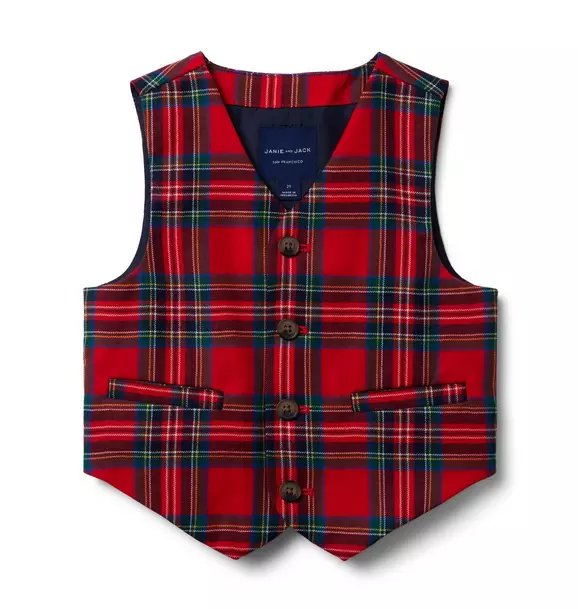 The Tartan Holiday Vest Bradbury Red Tartan 1 The Tartan Holiday Vest Bradbury Red Tartan