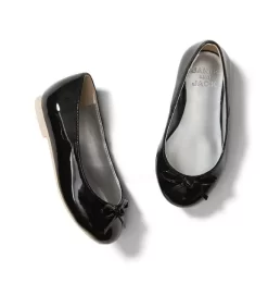 Patent Bow Ballet Flat JJ Black