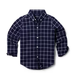 Tattersall Flannel Shirt Merchant Marine Tattersall