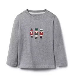 Nutcracker Trio Tee Classic Grey Heather