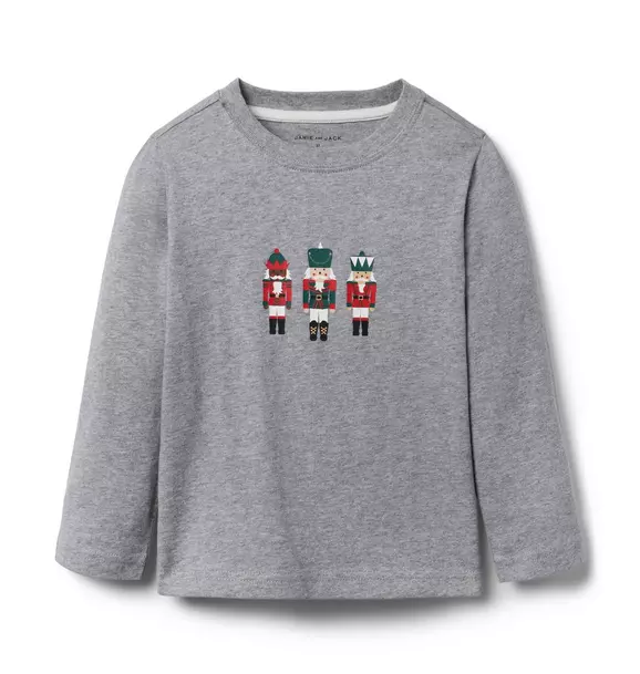 Nutcracker Trio Tee Classic Grey Heather 1 Nutcracker Trio Tee Classic Grey Heather