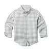 Gingham Flannel Shirt Iceberg Green Gingham