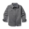 Herringbone Shirt Heather Grey Herringbone